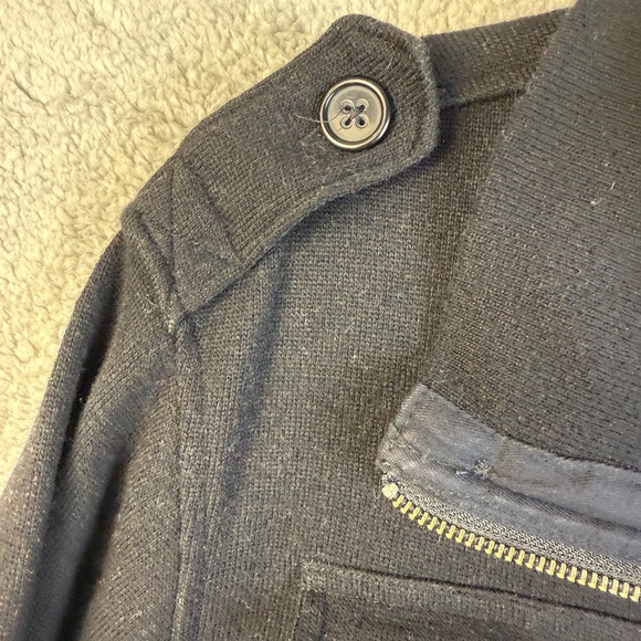 Banana republic men’s wool jacket with knit lining size M preowned - Picture 4 of 9